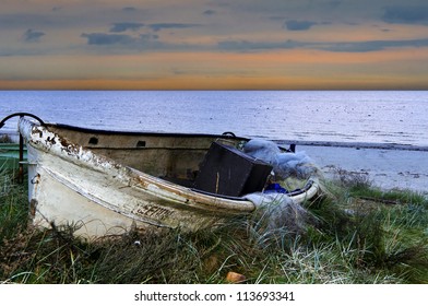 Old Fishing Boat, Latvia, Europe