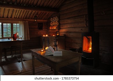 Old Fishing Cabin In Norway