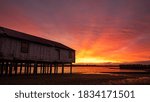 Old Fishing Cannery at Sunrise