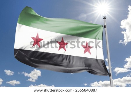 old Flag of the Syrian, revolution