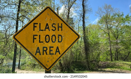 Old Flash Flood Warning Sign