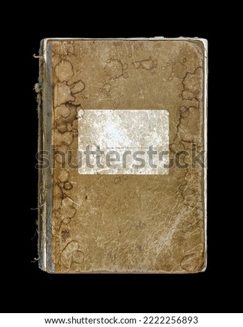 Old folder for papers isolated
