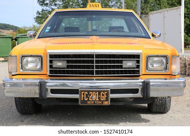 Old Ford LTD S Taxi, Motor Show In Dijon, France, 09-14-2019