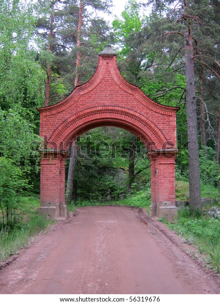 Old Forest Road Gate Stock Photo Edit Now