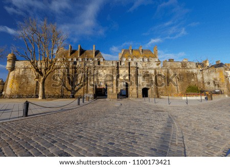 Similar – Image, Stock Photo Saint-Malo in Brittany