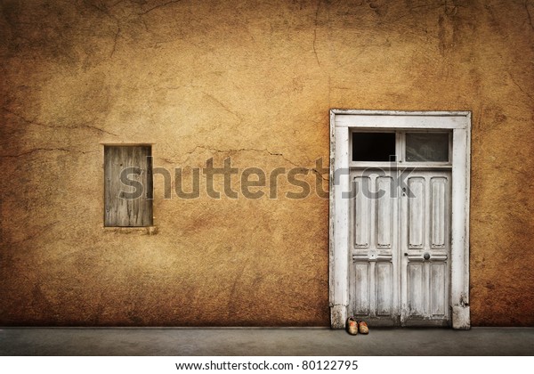 Old French Door Stock Photo Edit Now 80122795