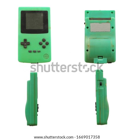 Old gameboy from every angle