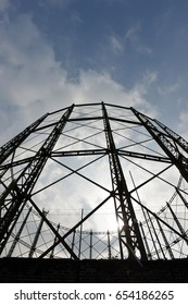 Old Gas Holders London Modern Buildings Stock Photo 654186265 ...