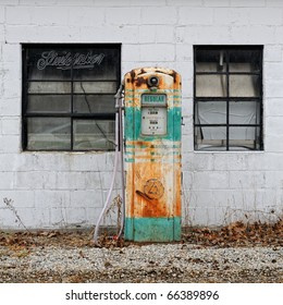 Old Gas Pump