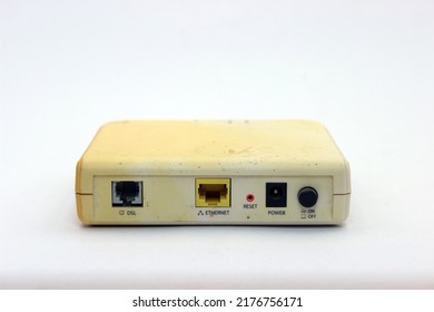 An Old Gateway Security Router. Dial-up Modem