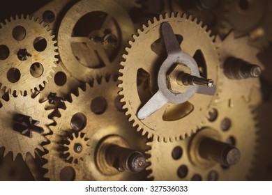 Gears Cogs Macro Stock Photo (Edit Now) 332042363