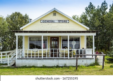 An Old General Store In A Small Town