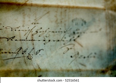 Old German Handwritten Letter