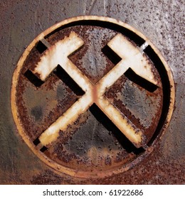 Old German Mining Symbol