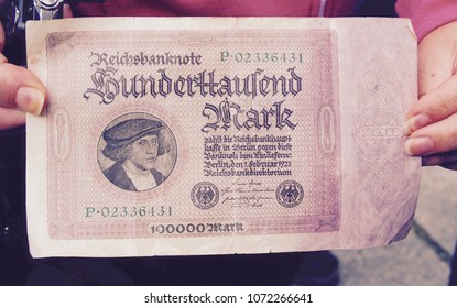 Old Germany Money, Reichsbank Note