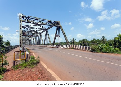 Old Goa Along Mandovi River Bridge