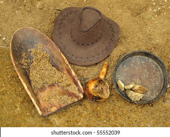 Old Gold Panning Equipment