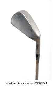 Old Golf Club Wooden And Metal