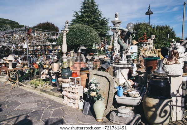 Old Goods Sale Roadside Flea Market Stock Photo Edit Now 721761451