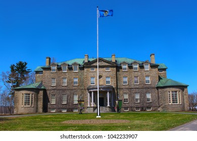 Old Government House In Fredericton, New Brunswick In Atlantic Or Maritime Canada