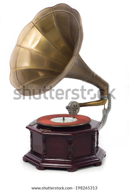 Old Gramophone Cd Stock Photo (Edit Now) 198265313