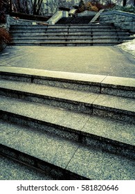 Old Granite Stairs Steps Background