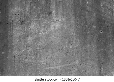 Old Gray Concrete Or Cement Wall Textured Background.