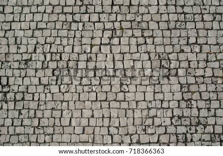 Old gray pavement background