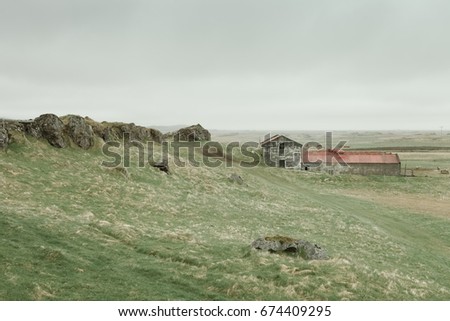 Similar – Image, Stock Photo Young woman over Norwegian fjord