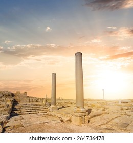 Old Greek Polis Ruin Cyprus Limassol