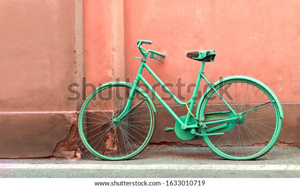 pink and green bike