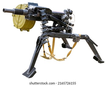 The Old Grenade Launcher On White Background