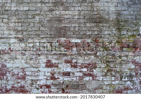 Old, Grimey Brick Texture at Alcatraz Island