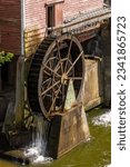 Old Grist Mill with A Water Wheel