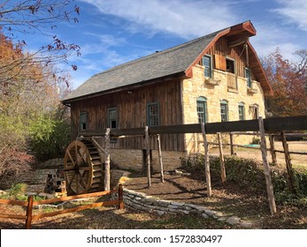 Old Gristmill And Water Wheel