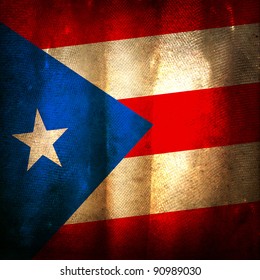 Old Grunge Flag Puerto Rico Stock Photo 90989030 | Shutterstock