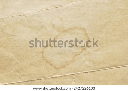 Old grunge stained paper for background