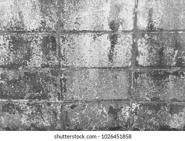 Old Grunge White Brick Wall Seemless Background And Texture .