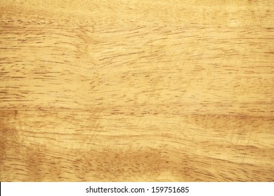 Old Grunge Wooden Kitchen Desk Background Texture. Full Frame Detail Of A Worn Butcher Block Cutting Board