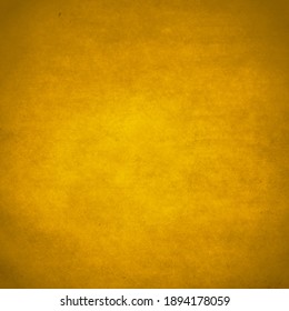 Old Grunge Yellow Paper, Gold Background