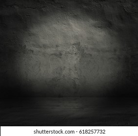old grungy room with concrete wall - Shutterstock ID 618257732