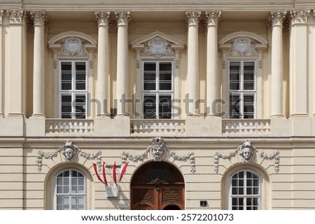 old hall (academy of sciences) in vienna in austria