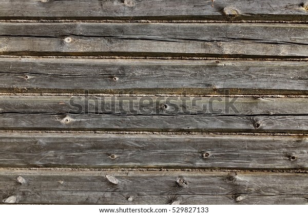 Old Hand Hewn Natural Log Cabin Stock Photo Edit Now 529827133