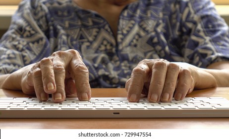 Old hands on the keyboard