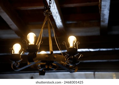Old hanging lamp in Buenos Aires