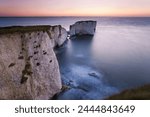 Old Harry Rocks, The Foreland or Handfast Point, Studland, Isle of Purbeck, Dorset, England, United Kingdom, Europe