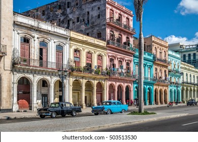 Old Havana downtown Street - Havana, Cuba - Powered by Shutterstock