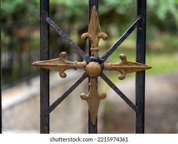 Old And Heavy Solid Iron Gate