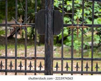 Old And Heavy Solid Iron Gate