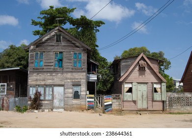 Old Historic Buildings In Paramaribo, Suriname